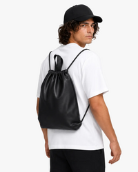 Vegan leather knapsack