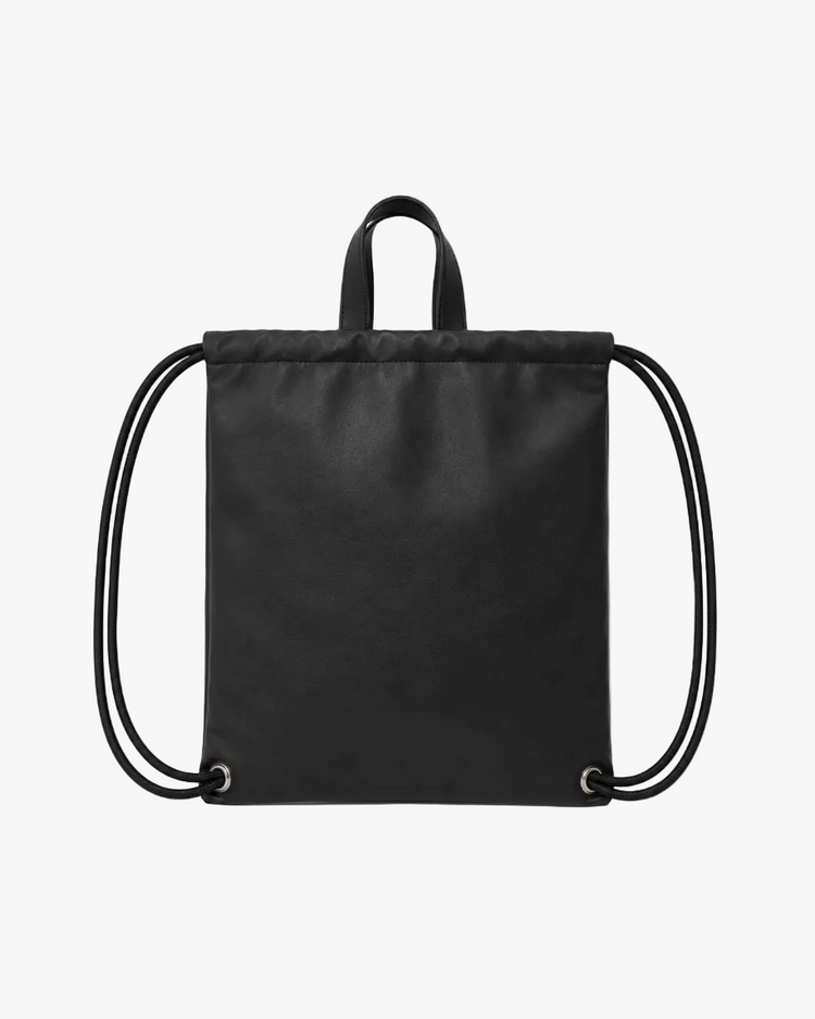Vegan leather knapsack